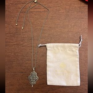 Kendra scott long vintage gold necklace